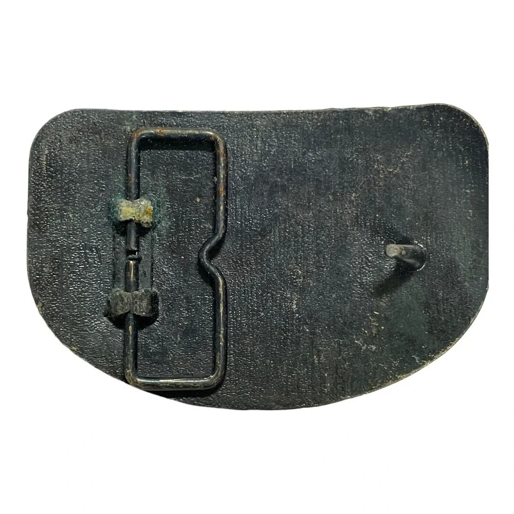 Raleigh Lights Belt Buckle Semi-Truck Tractor Trailer‎ Trucker Brass